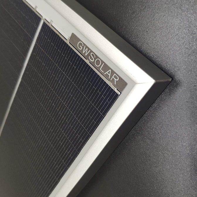 GWSOLAR 110W ×2枚組 太陽光パネル/全並列ソーラーパネル/単結晶PERC