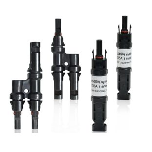 ソーラーパネル用 (MC4対応) Y字型2点 + 逆流防止ダイオード付きコネクター 2点　2+2セット