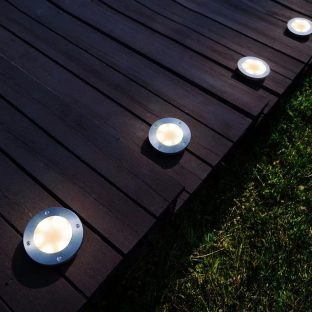 GWSOLAR ソーラーグランドライト【４個組・電球色】自動点灯・消灯 IP65防水防塵【型番: GW-GS103/WW(4pcs)】