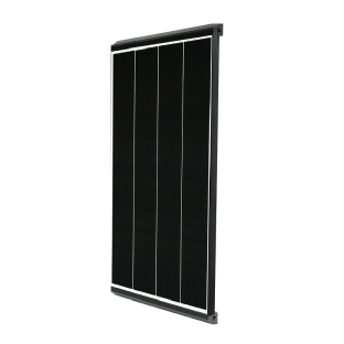 影に強い!! GWSOLAR 100W「eマーク」認証済み 全並列 太陽光パネル 58mm厚みRV車用特製フレーム 防紫外線VDE認証接続ケーブル 6m付き【型番: GW-E100A(RV)】